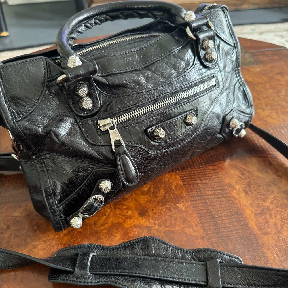 Balenciaga mini city crossbody bag